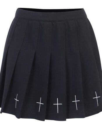 Cross Black/White Skirt