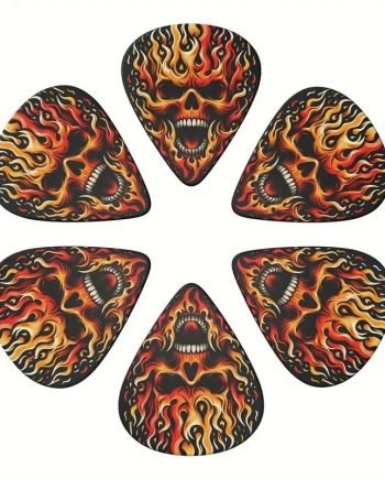 Packs of 10 Skulls Picks (Many designs)