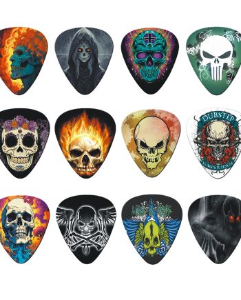 Pack of 12 Mix Skulls Picks