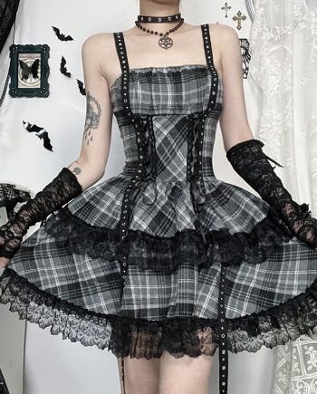 Plaid Mayhem Dress