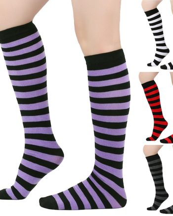 Medium High Stripped Socks - Pack of 6