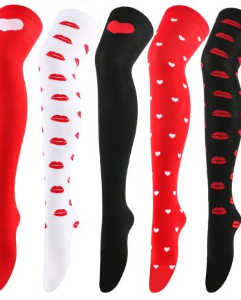 Long Heart Socks Cuty - Pack of 6