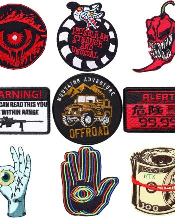 Embroidered Patches – Pack of 5 – PAT-54