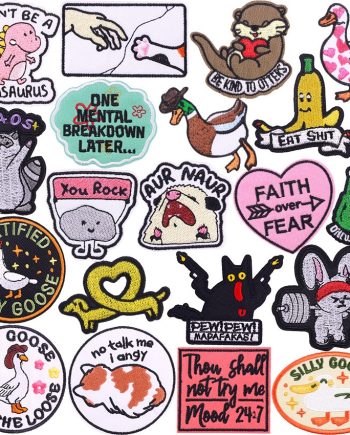 Embroidered Patches – Pack of 5 – PAT-59