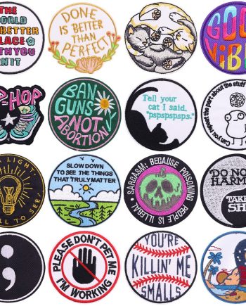 Embroidered Patches – Pack of 5 – PAT-61