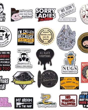 Enamel Pins - Pack of 5 - QHXZ1030
