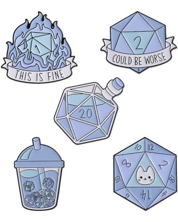Enamel Pins - Pack of 5 - QHXZ3972
