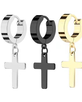 Stainless Steel Earrings -  6 pairs/pack - DW-8089