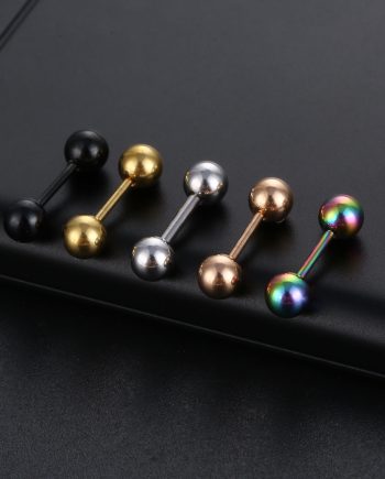 Stainless Steel Earrings -  6 pairs/pack - ED063