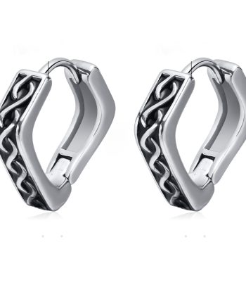 Stainless Steel Earrings - 5 pairs/pack - EH-499
