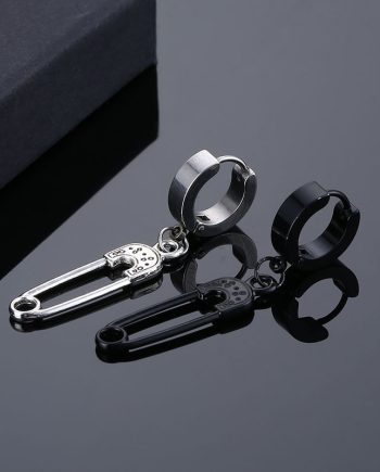 Stainless Steel Earrings -  6 pairs/pack - EK092