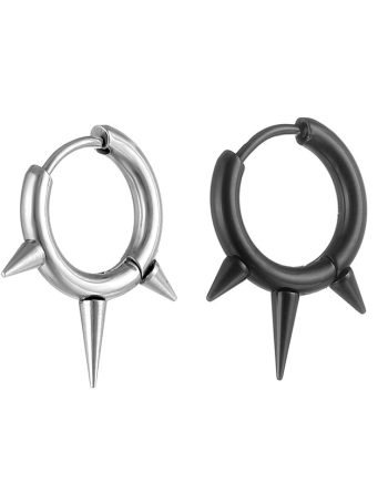 Stainless Steel Earrings -  6 pairs/pack - EQ069