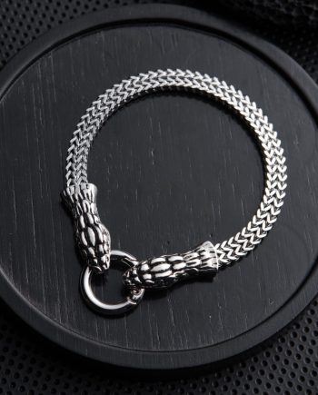 Small Snakes Wristband Metal