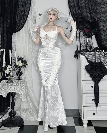 Deadly Symphony White Skirt