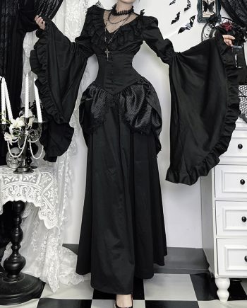 Ghost Carousel Black Skirt