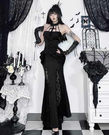 Heaven in Chains Black Dress