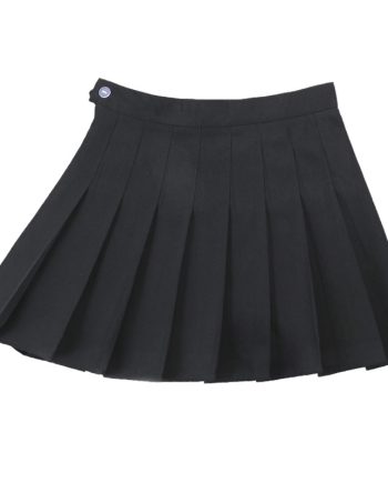 Simple Short Black Skirt