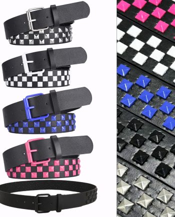 Checkboard Belts all colors (PU - 110cm)