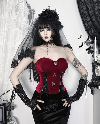Crimson Spider Top