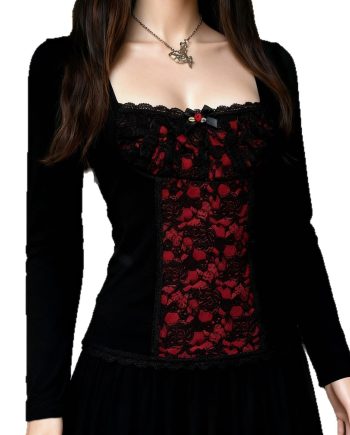 Vamp Spell Mesh Long Sleeves