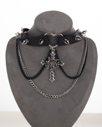 Rose Cross Choker 3