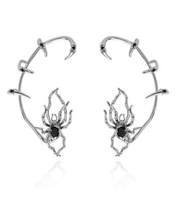 Pair of Spiders Earrings Ornaments