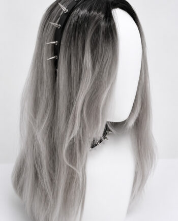 Heavy Metal Spikes Gothic Headband