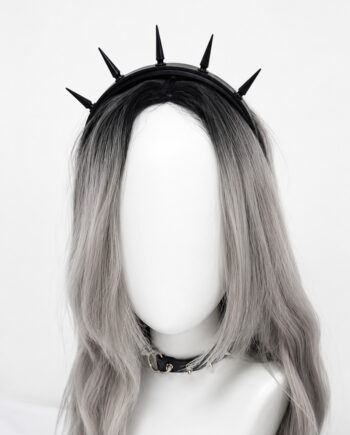 Classic 5-Spike Gothic Headband | Black