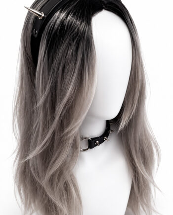 Classic 5-Spike Gothic Headband | Silver
