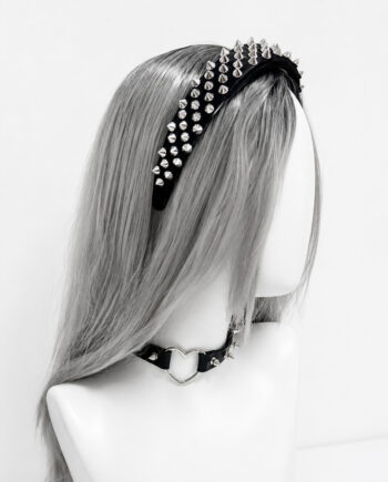 All-Over Mini Rivets Gothic Headband | Punk Headband Wholesale